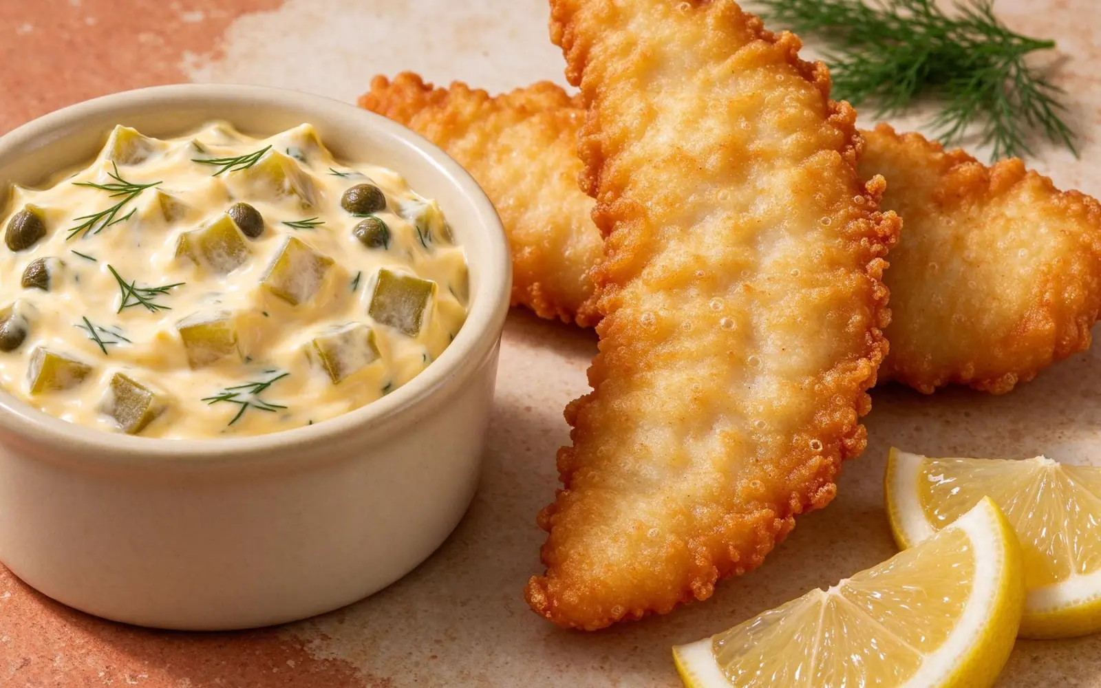 Classic Tartar Sauce — Creamy homemade tartar sauce with pickles, capers, lemon and fresh dill