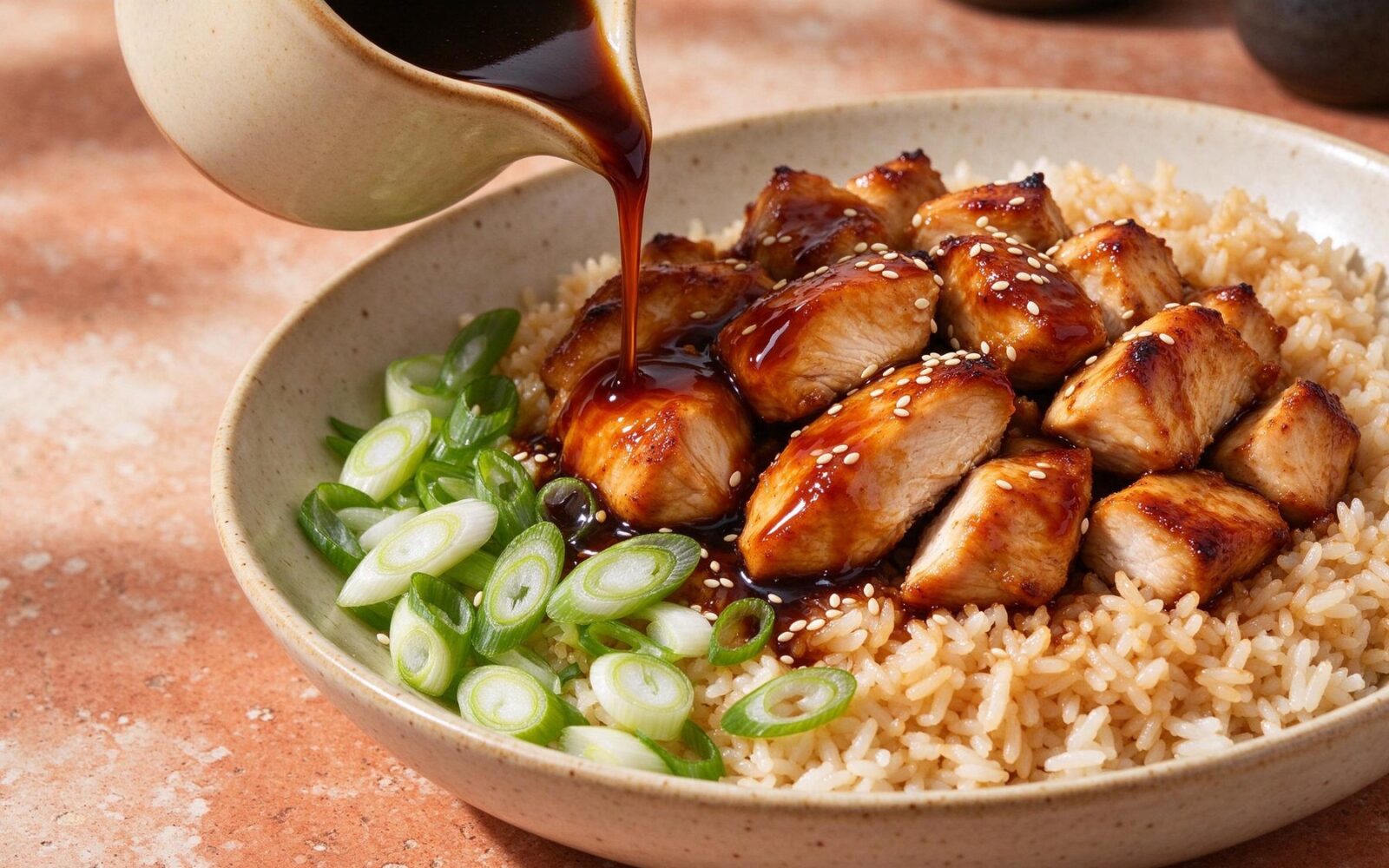 Homemade Teriyaki Sauce — Glossy homemade teriyaki sauce with soy sauce, honey, garlic and ginger, thickened in about 8 minutes